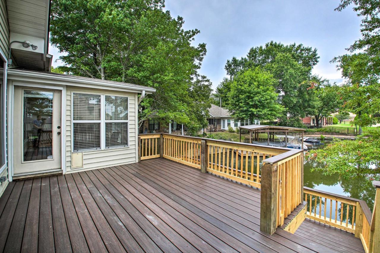 Lakefront Home With 2-Tier Deck And Boat Parking! Хот-Спрингс Экстерьер фото